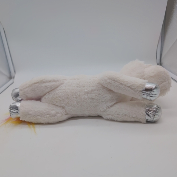 Plush Unicorn Toy with Rainbow Mane Stuffie Stuffed Animal - Picture 5 of 6